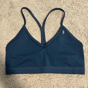 NoBull V-Neck Sports Bra Blue